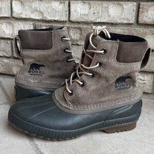 SOREL CHEYANNE II 10 Men's Outdoor Waterproof Boots Nubuck Leather Rugged New